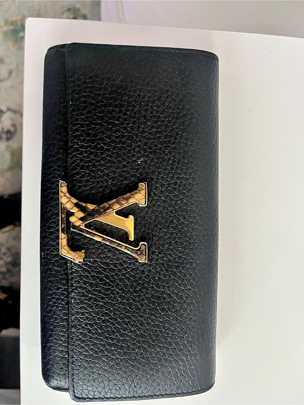 Louis Vuitton Twist Compact Wallet Black